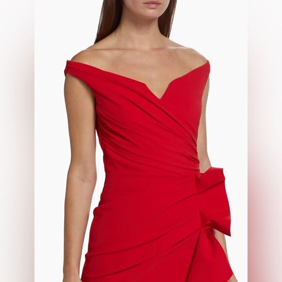 Chiara Boni La Petite Robe Lucreria Off-The-Shoulder Cocktail Dress size 4 - Picture 5 of 14